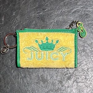 Juicy Couture Yellow and Green Coin Purse